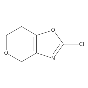 2-Chloro-6,7-dihydro-4H-pyrano[3,4-D][1,3]oxazole结构式