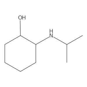 rac-(1R,2R)-2-[(propan-2-yl)amino]cyclohexan-1-ol结构式