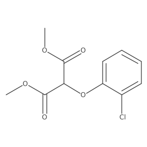 Dimethyl 2-(2-chlorophenoxy)malonate Structure