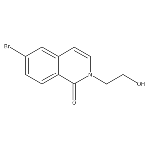 6-Bromo-2-(2-hydroxyethyl)isoquinolin-1(2H)-one Structure