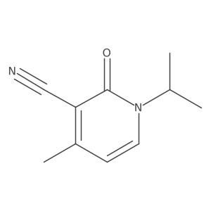 1-Isopropyl-4-methyl-2-oxo-1,2-dihydropyridine-3-carbonitrile Structure