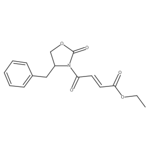 ethyl (E)-4-(4-benzyl-2-oxo-1,3-oxazolidin-3-yl)-4-oxobut-2-enoate Structure