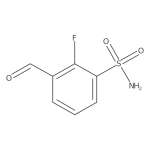 2-Fluoro-3-formylbenzenesulfonamide Structure