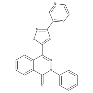 2-phenyl-4-(3-(pyridin-3-yl)-1,2,4-oxadiazol-5-yl)phthalazin-1(2H)-one Structure