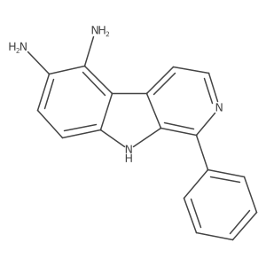 1-Phenyl-9H-pyrido[3,4-b]indole-5,6-diamine Structure