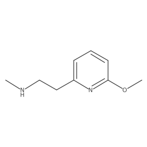 2-(6-Methoxypyridin-2-yl)-N-methylethan-1-amine Structure
