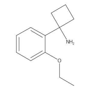 1-(2-Ethoxyphenyl)cyclobutan-1-amine结构式