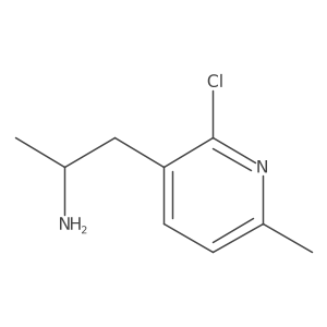 (2R)-1-(2-chloro-6-methylpyridin-3-yl)propan-2-amine结构式