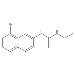 1-(5-Bromoisoquinolin-3-yl)-3-ethylurea Structure