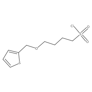 4-[(Thiophen-2-yl)methoxy]butane-1-sulfonyl chloride Structure