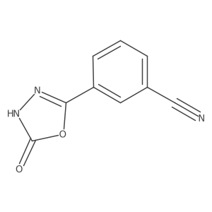 3-(4,5-Dihydro-5-oxo-1,3,4-oxadiazol-2-yl)benzonitrile结构式