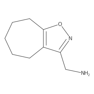 (5,6,7,8-Tetrahydro-4H-cyclohepta[d]isoxazol-3-yl)methanamine Structure