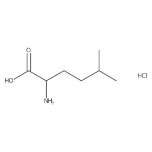 D-Homoleucine hydrochloride结构式