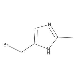 5-(bromomethyl)-2-methyl-1H-imidazole结构式