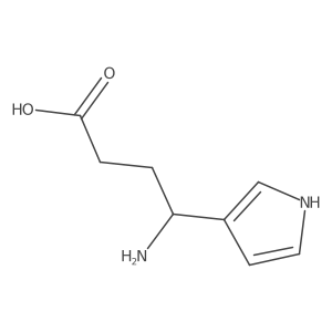 4-amino-4-(1H-pyrrol-3-yl)butanoic acid Structure