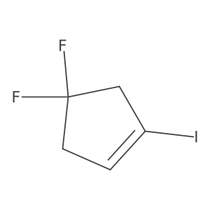 4,4-Difluoro-1-iodocyclopentene结构式