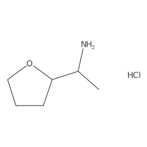 1-Tetrahydrofuran-2-ylethanamine hydrochloride结构式