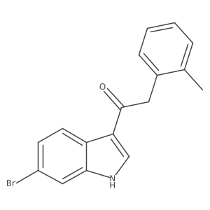 Ethanone, 1-(6-bromo-1H-indol-3-yl)-2-(2-methylphenyl)-结构式