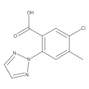 5-chloro-4-methyl-2-(2H-1,2,3-triazol-2-yl)benzoic acid Structure