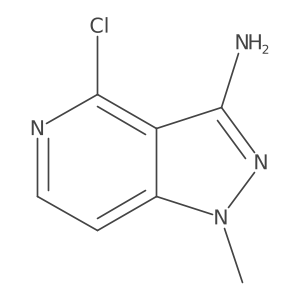 4-Chloro-1-methyl-1H-pyrazolo[4,3-c]pyridin-3-amine Structure