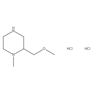 (R)-2-(Methoxymethyl)-1-methylpiperazine dihydrochloride结构式