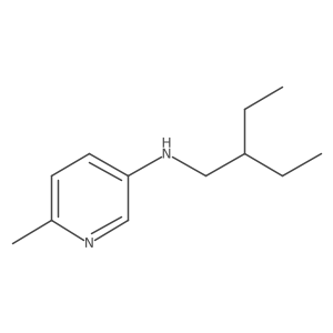 N-(2-Ethylbutyl)-6-methylpyridin-3-amine结构式