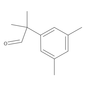 2-(3,5-Dimethylphenyl)-2-methylpropanal Structure