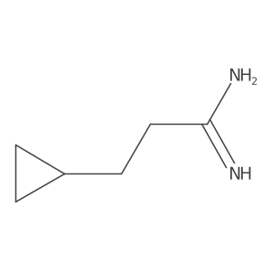 3-Cyclopropylpropanimidamide Structure