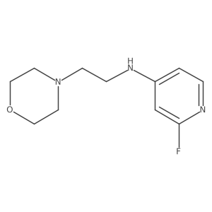 2-fluoro-N-[2-(morpholin-4-yl)ethyl]pyridin-4-amine结构式