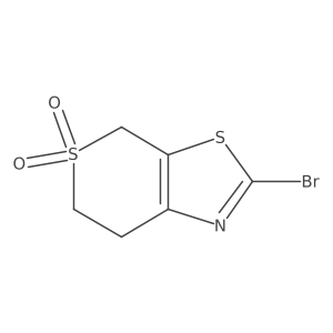 2-bromo-4H,6H,7H-5lambda6-thiopyrano[4,3-d][1,3]thiazole-5,5-dione Structure