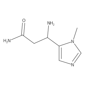 (3S)-3-amino-3-(1-methyl-1H-imidazol-5-yl)propanamide Structure