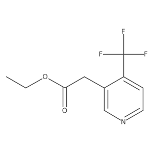 Ethyl 4-(Trifluoromethyl)pyridine-3-acetate Structure