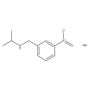 N-(3-nitrobenzyl)-2-propanamine hydrobromide结构式
