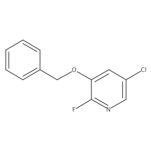 3-(Benzyloxy)-5-chloro-2-fluoropyridine结构式