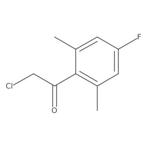 2',6'-Dimethyl-4'-fluorophenacyl chloride结构式
