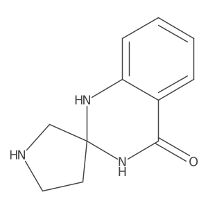 1'H-Spiro[pyrrolidine-3,2'-quinazolin]-4'(3'H)-one结构式