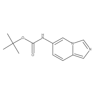 Tert-butyl imidazo[1,5-a]pyridin-6-ylcarbamate结构式