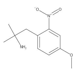 1-(4-Methoxy-2-nitrophenyl)-2-methylpropan-2-amine Structure