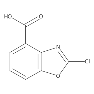 2-Chlorobenzo[d]oxazole-4-carboxylic acid Structure