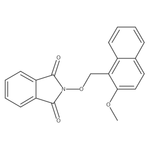 2-[(2-Methoxy-1-naphthalenyl)methoxy]-1H-isoindole-1,3(2H)-dione结构式