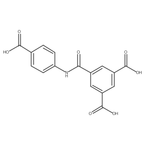 5-((4-Carboxyphenyl)carbamoyl)isophthalic acid结构式