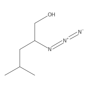 2-Azido-4-methylpentan-1-ol结构式