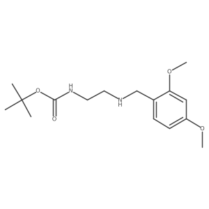 Tert-butyl (2-((2,4-dimethoxybenzyl)amino)ethyl)carbamate Structure