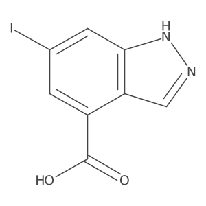 6-Iodo-1H-indazole-4-carboxylic acid Structure