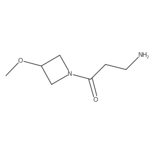 3-Amino-1-(3-methoxyazetidin-1-yl)propan-1-one Structure