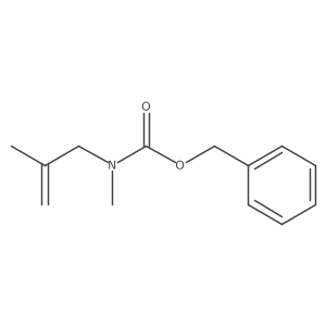 benzyl N-methyl-N-(2-methylprop-2-en-1-yl)carbamate结构式
