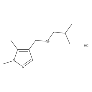 [(1,5-dimethyl-1H-pyrazol-4-yl)methyl]isobutylamine结构式
