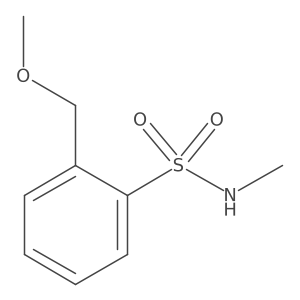 2-(methoxymethyl)-N-methylbenzene-1-sulfonamide Structure