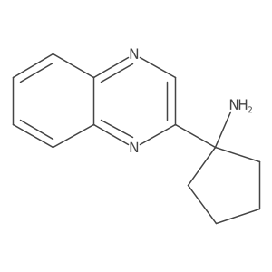 1-(Quinoxalin-2-yl)cyclopentan-1-amine结构式