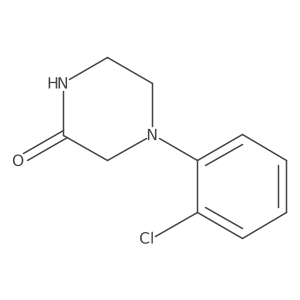 4-(2-chlorophenyl)piperazin-2-one Structure